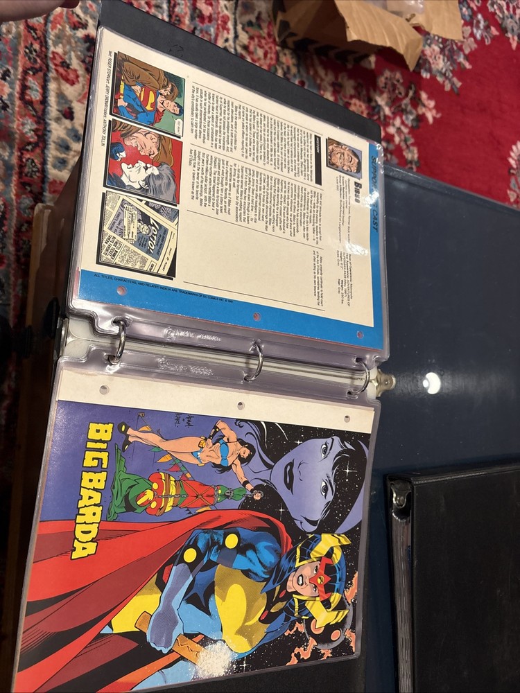 Comic Book Bio Binder