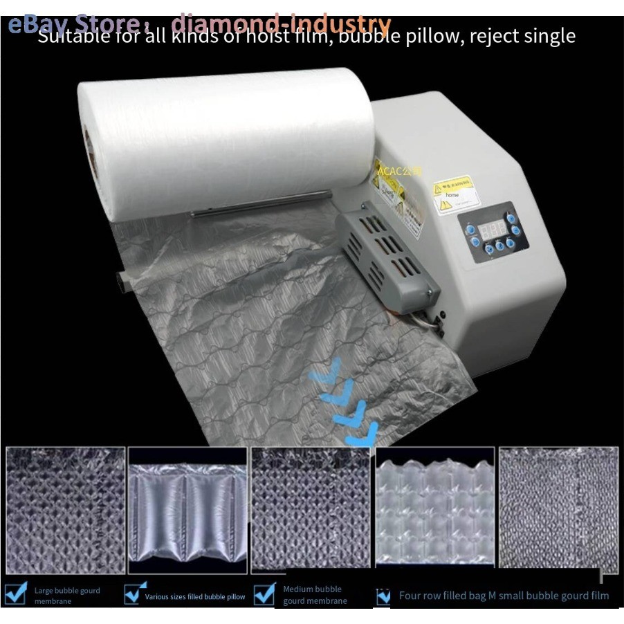 AAutomatic Bubble Bag Inflator Machine bubble air cushion Packaging film machine