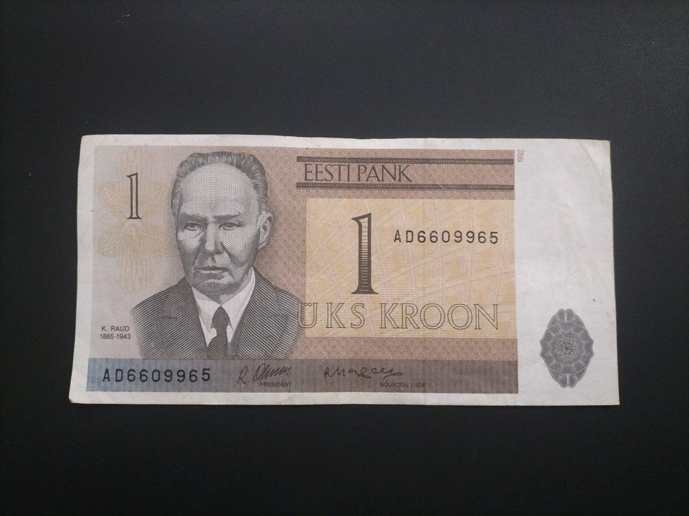 Estonia 1 Kroon 1992