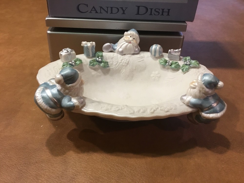 Let The Holiday Sparkle Candy Dish. Very Cool