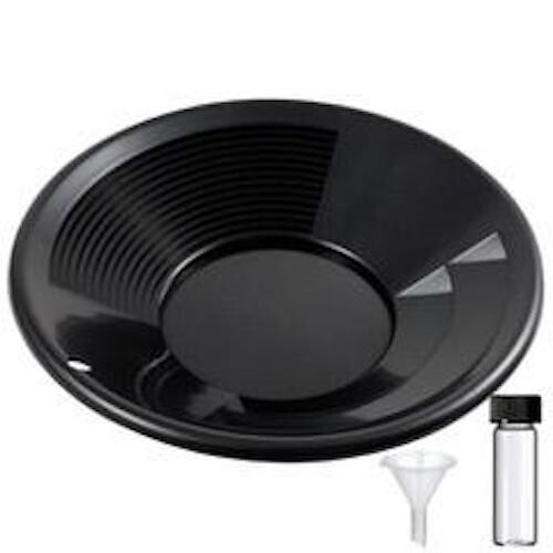 Sluice Monkey 10" Black Gold Pan Panning Kit