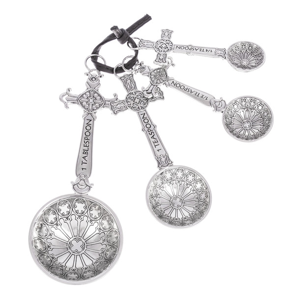 Ganz 4 pc. Measuring Spoons, Crosses (ER74571)