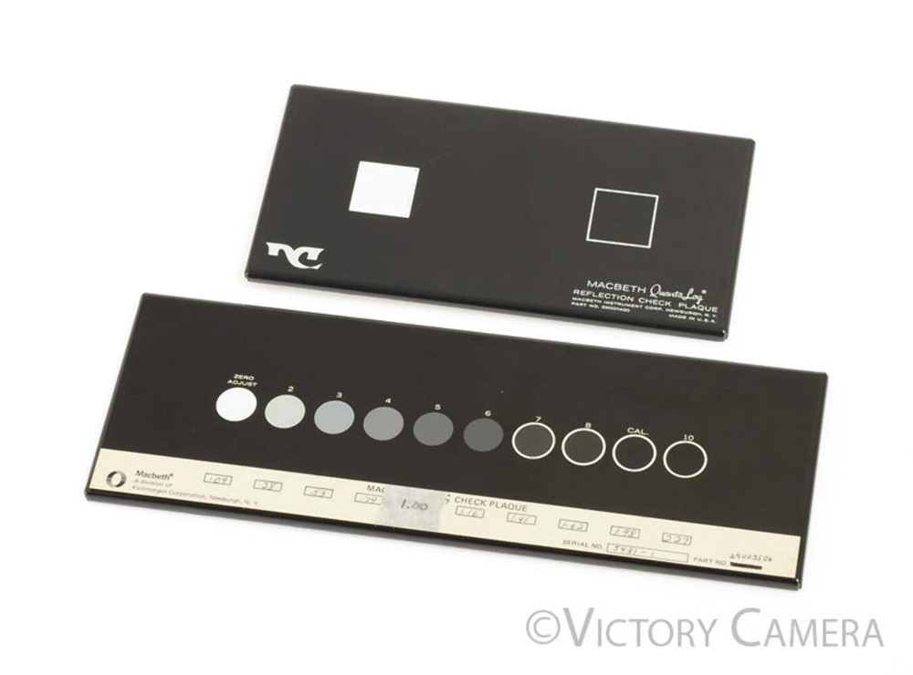 MacBeth QuantaLog Reflection Check Plaque [EXC+]