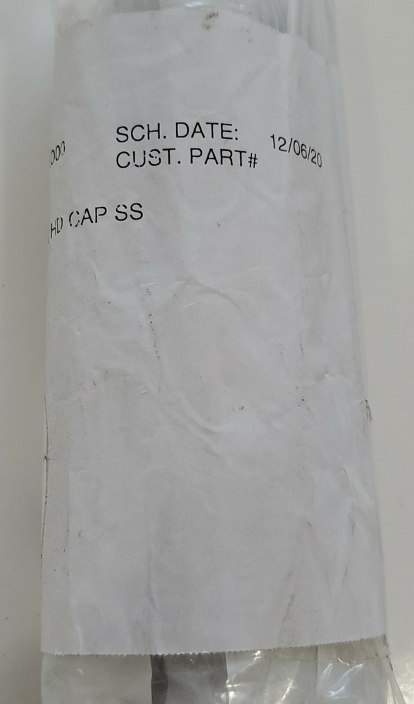 *NEW* Wright Flow Technologies Z94-8100-11 Screw M12x110 Socket Head Cap SS (3)