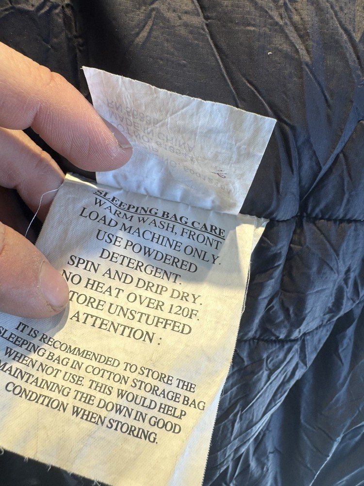 Cabelas Alaskan Guide Model Rectangle Reg Sleeping Bag Down/ Thermolite 0f