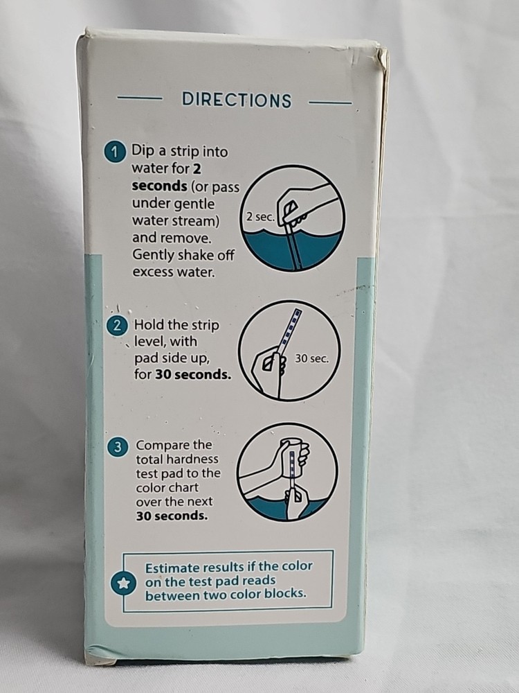 Water Hardness Test Kit - Water Testing Kit for Home, Drinking Well