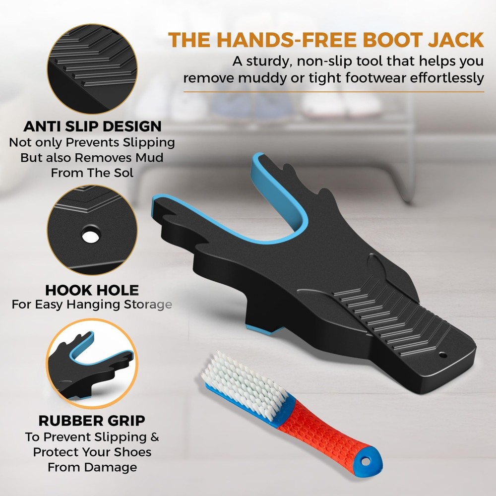 Boot Jack Remover Puller For Cowboy Waders Work Boots Heavy Duty Helper