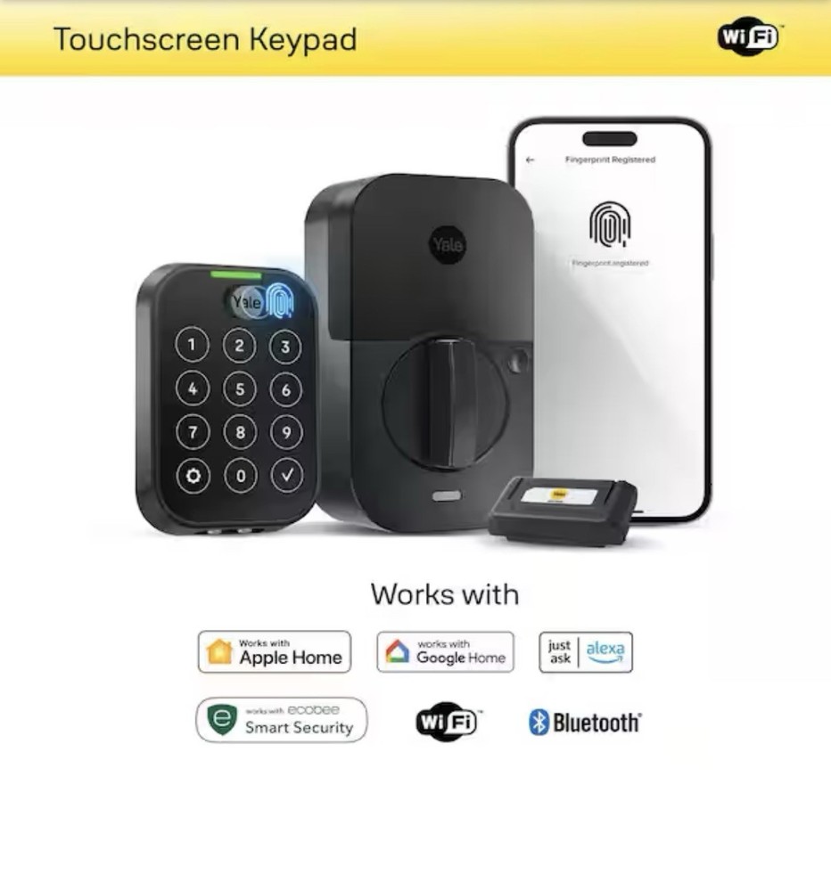 Yale Assure Lock 2 Touch Deadbolt Smart Lock & Touchscreen Keypad Black  New