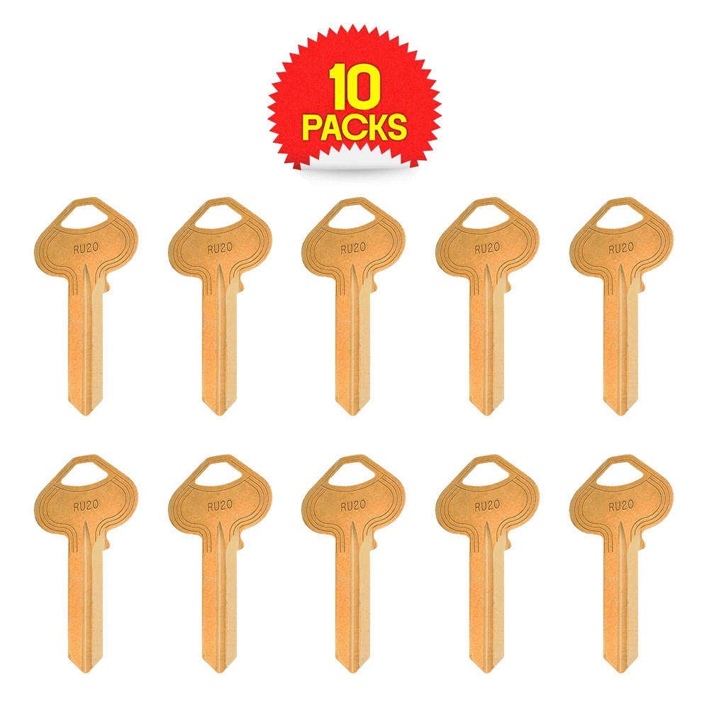 RU20 / A1011D41 Key Blank Brass