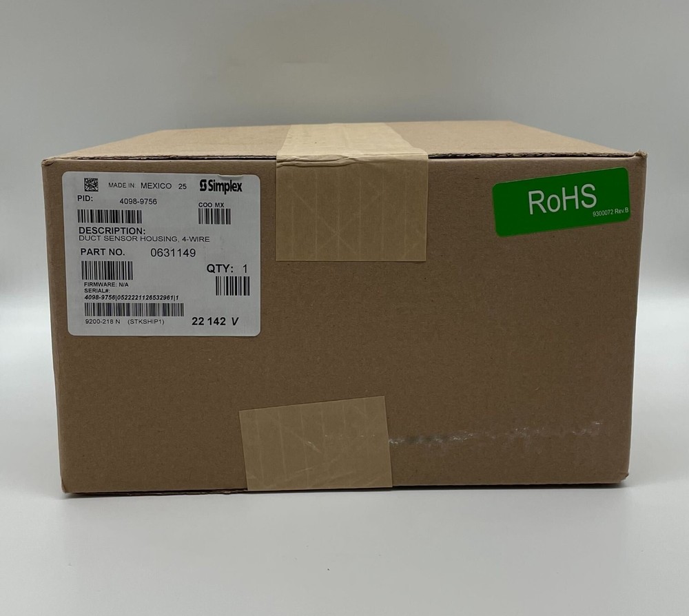 Simplex 4098-9756 Duct Detector - Same Day Shipping (SEALED)