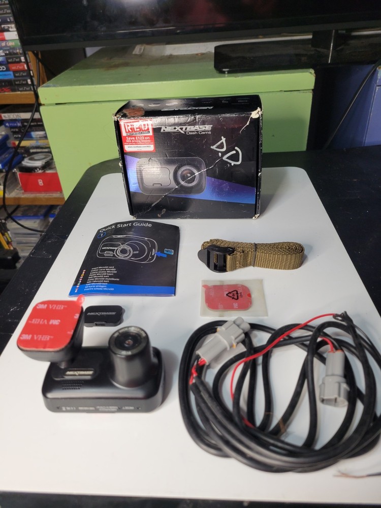 NextBase Dash Cams Model 222 OPEN BOX TESTED WORKS
