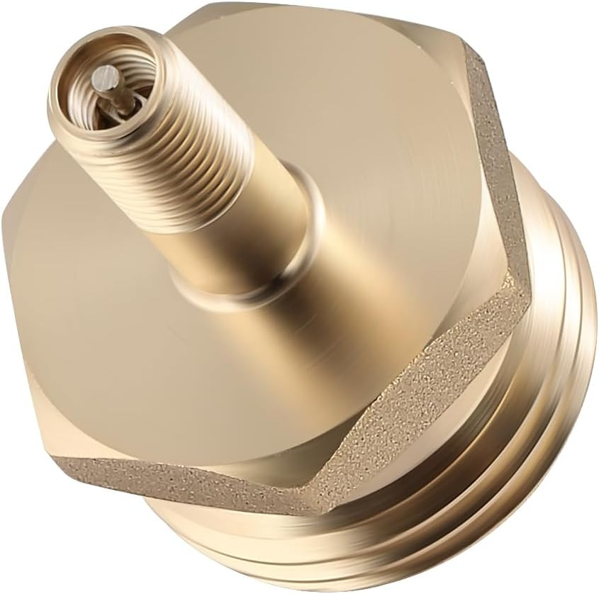 Lead-Free RV Brass Blow Out Plug for Winterizing and Dewinterizing - Effectively