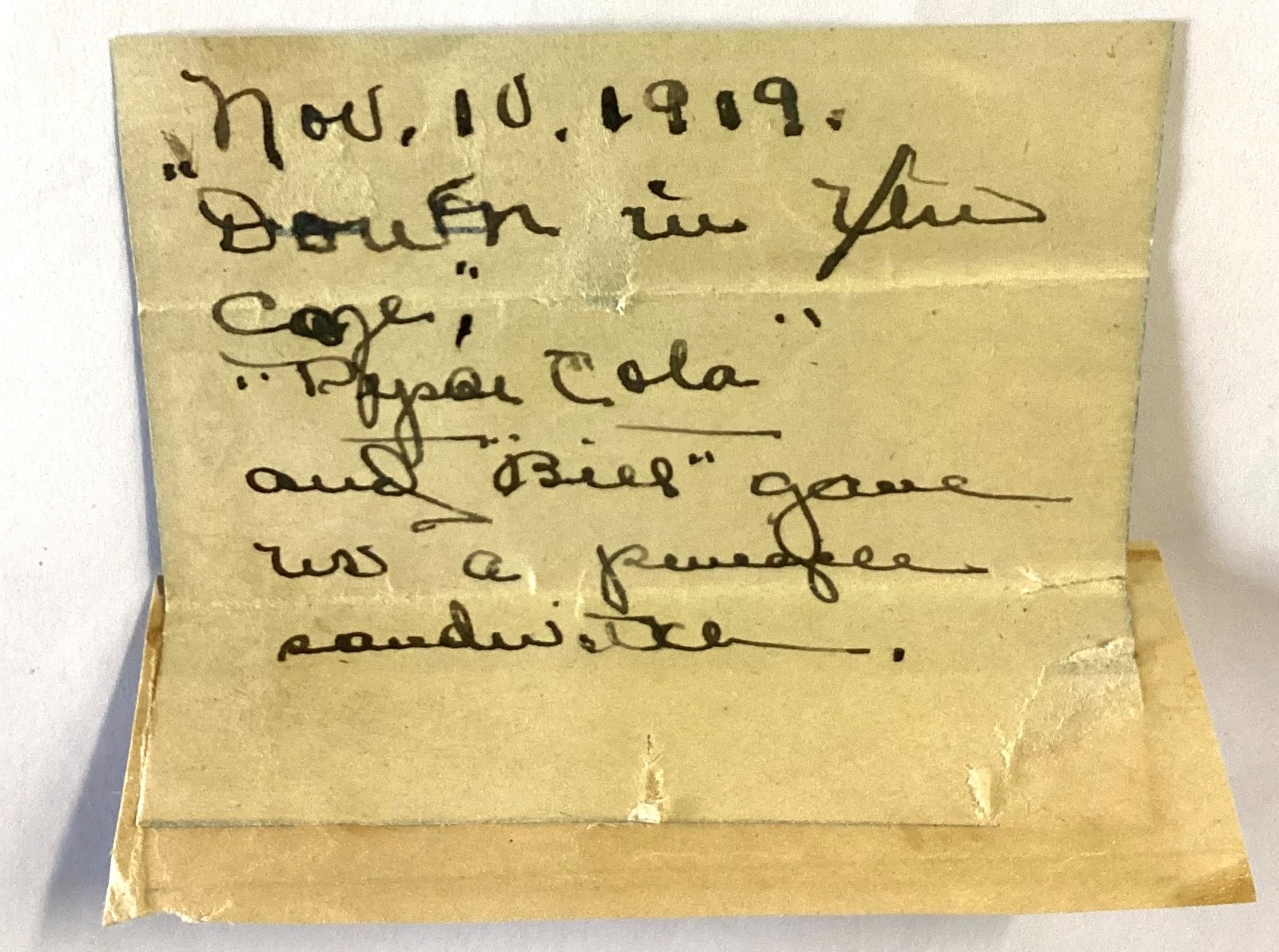 RARE 1919 AMERICAN CHICLE CO- ADAMS CALIFORNIA FRUIT CHEWING GUM WRAPPER