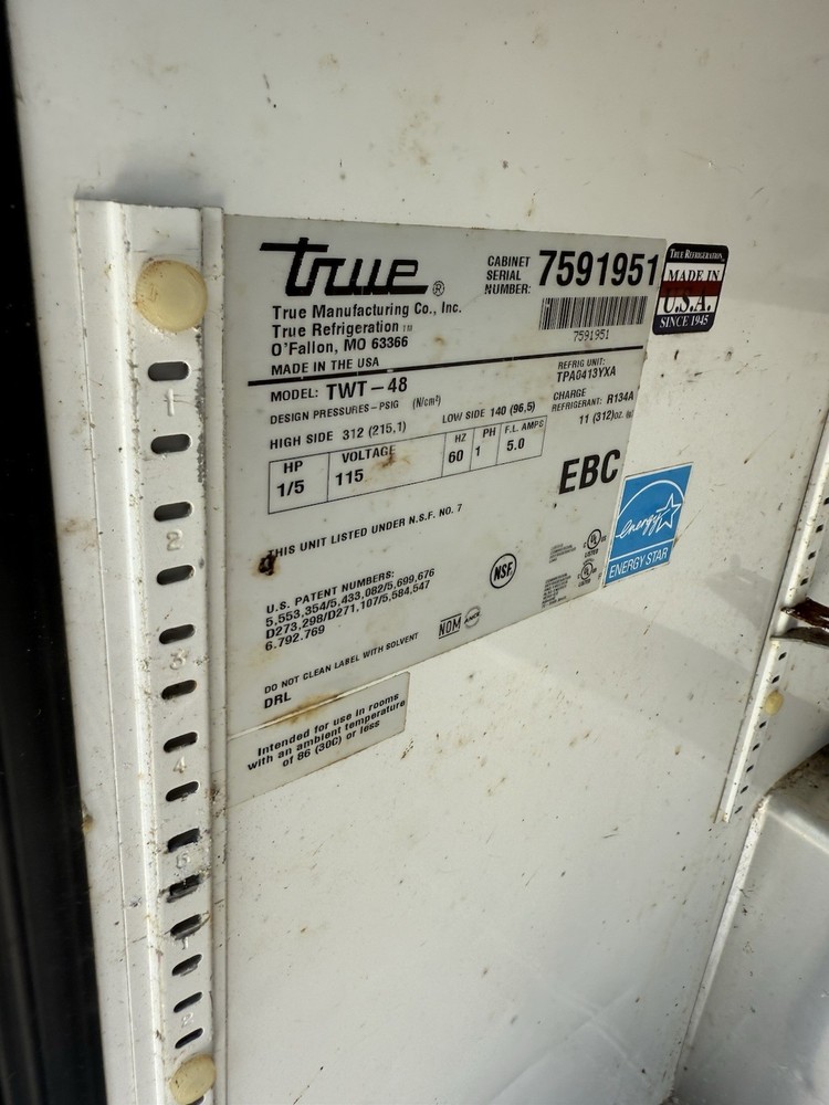 TRUE WORK TOP FREEZER 48” TWT-48F