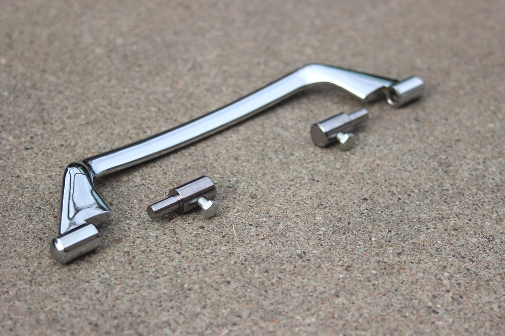1956-1963 Porsche 356A/356B Chrome Interior Door Pull Handle