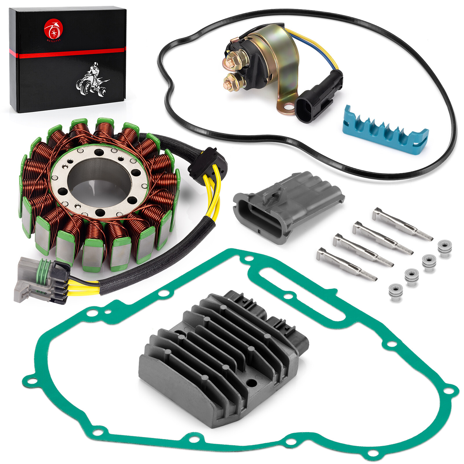 2011 2012-2017 for Polaris Ranger 800 Stator & Rectifier & Starter Relay Gasket