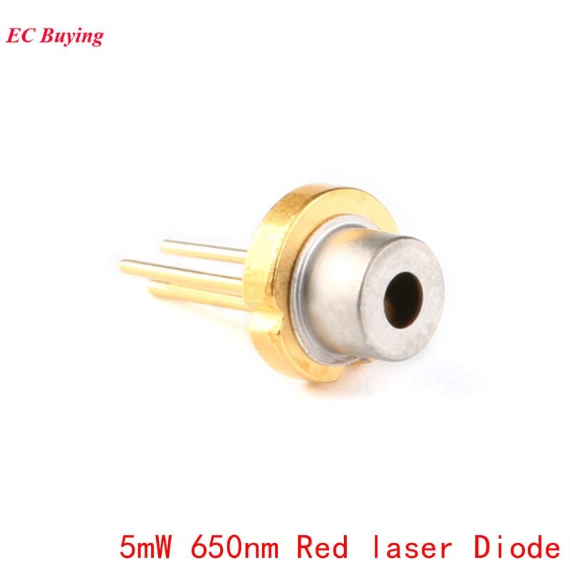5pcs 5mW 650nm Red Laser Diode Sensor Laser Module Diodes DIY LED Electronics