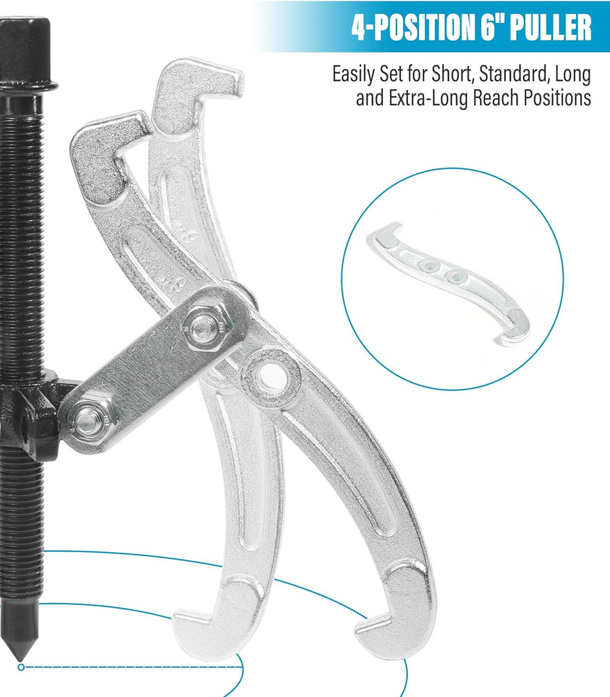 Extractor de engranajes,Extractor de poleas de servicio pesado