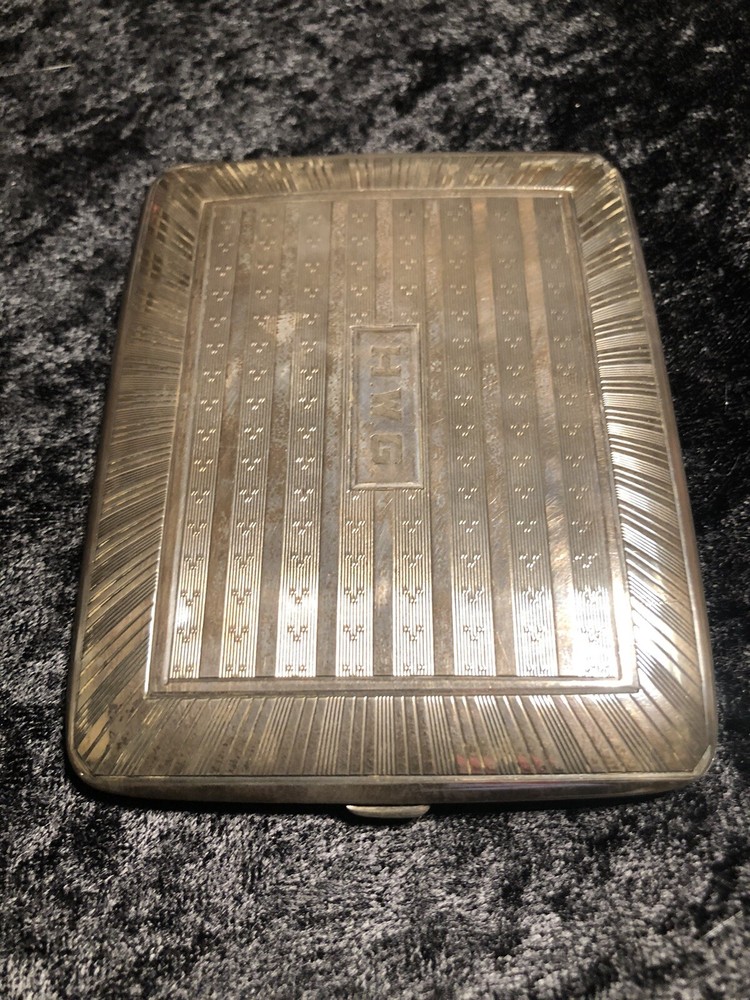 Vintage Elgin AM MFG Co. Sterling Silver Cigarette Case