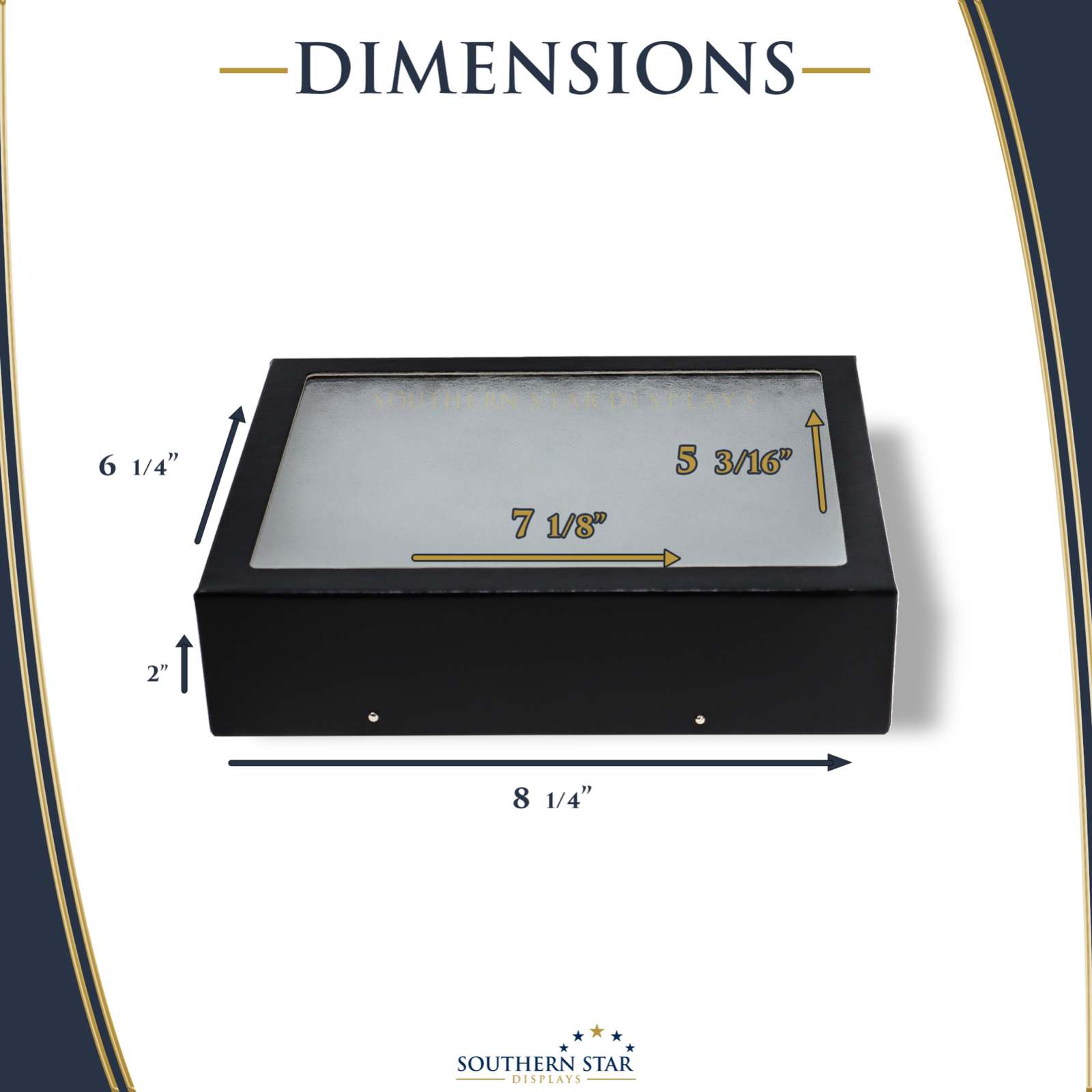 10 Pack of 6 x 8 x 2 Riker Display Cases Boxes for Collectibles Jewelry & More