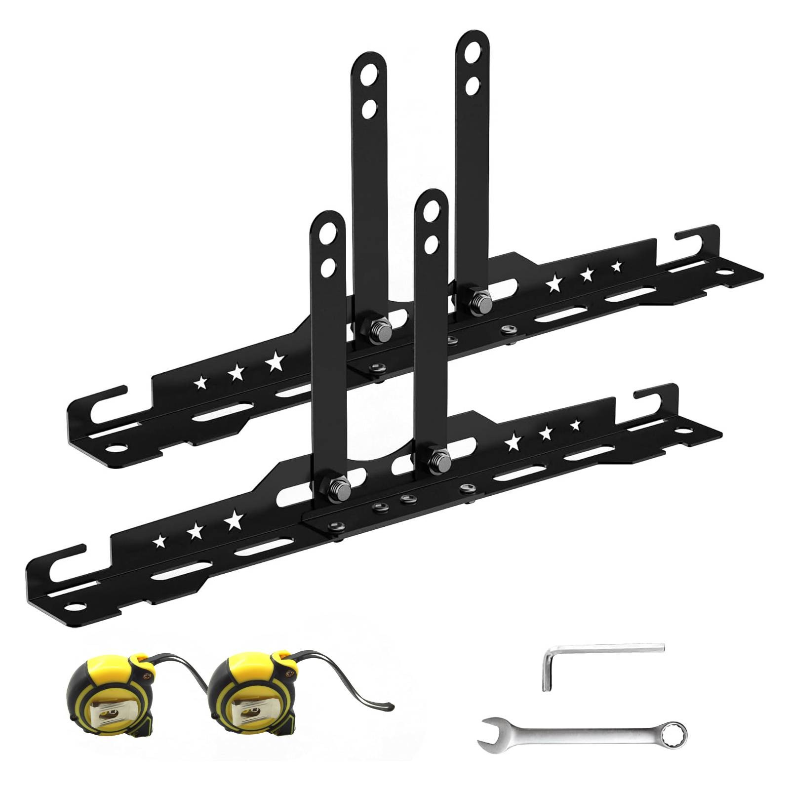 2Pcs Upgraded Wheel Toe Alignment Tool Plate Kit with 2Pcs Measuring Tapes 2025