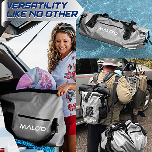 Roll-Top Duffle 60L Grey