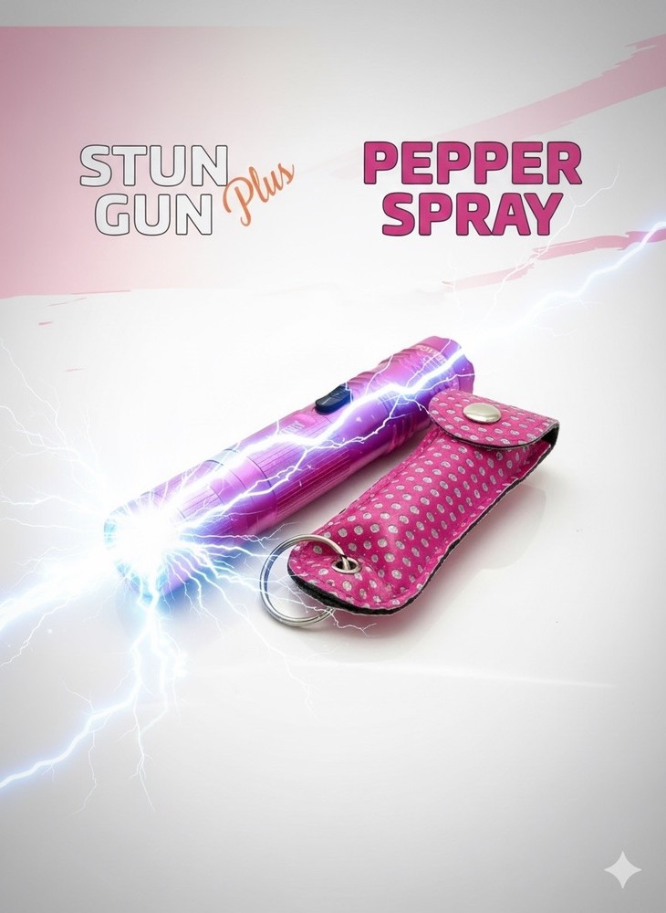 Stun Gun Plus & Pepper Spray