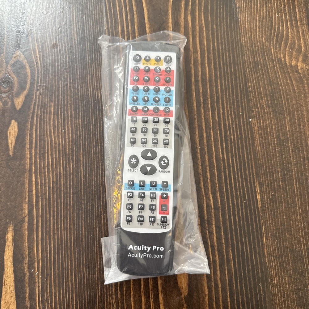 Acuity Pro visual acuity system Replacement Remote.