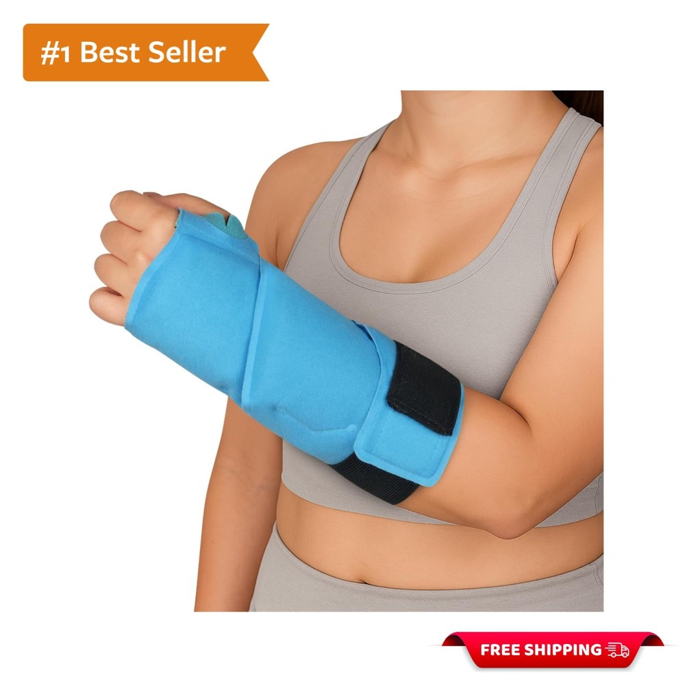 Reusable 24-Inch Wrist Ice Pack with Double Texture - Enhanced Recovery Solution