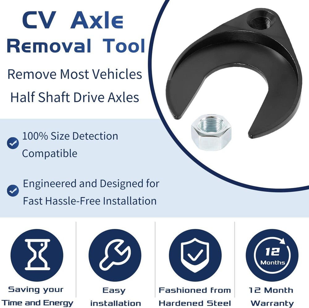 CV Joint Fork Puller Removing Adapter for Front Wheel Drive Axle Removal Tool