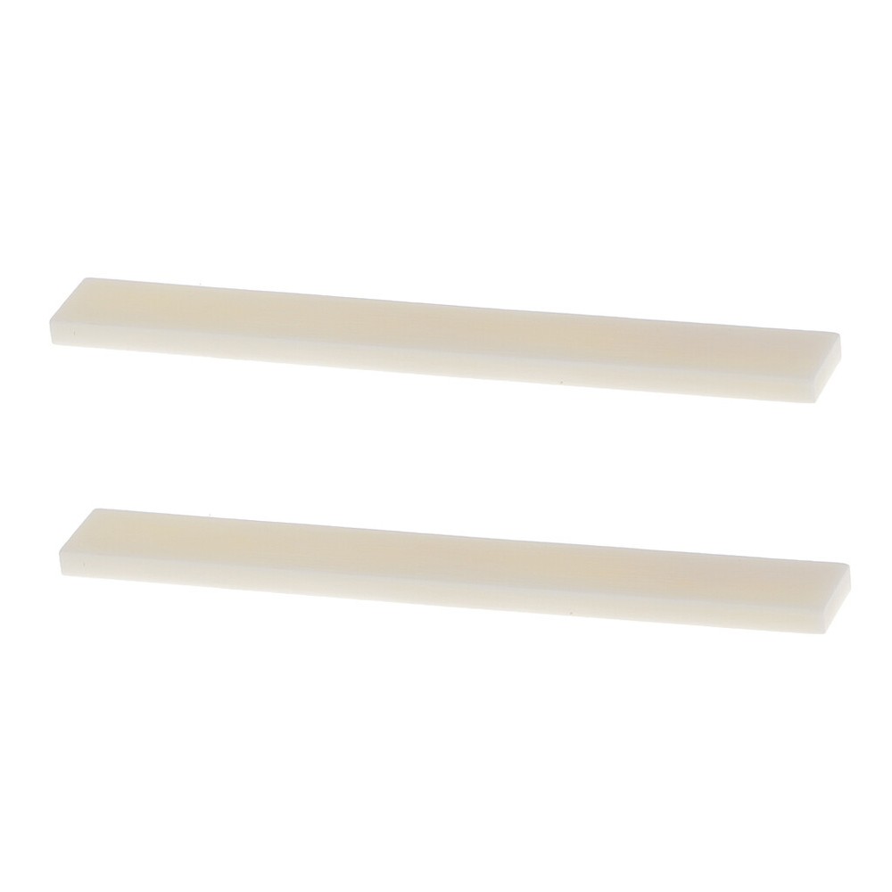 10Pc 80mm*3mm*10mm White Bone Guitar String Bridge Saddle For Acoustic Classical