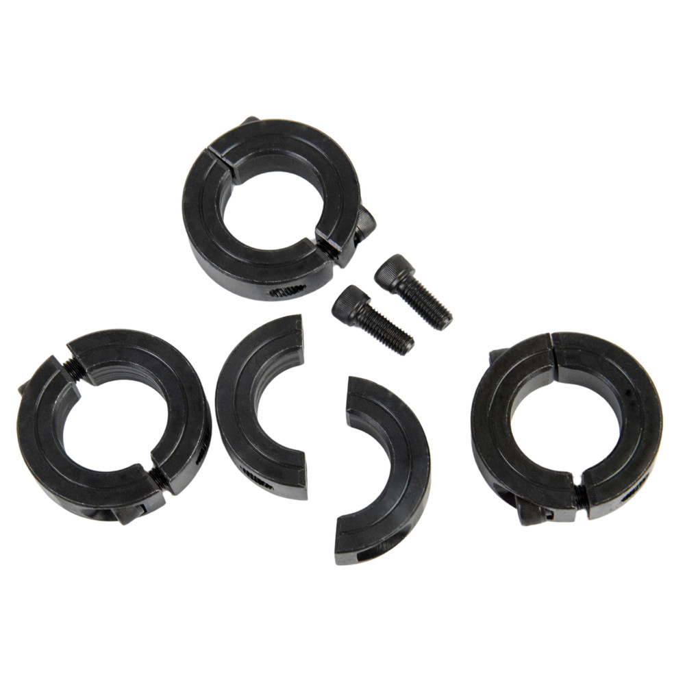 3/4" Bore Double Split Set Screw Shaft Collar OD 1-1/2" Width 1/2" (4 PCS)
