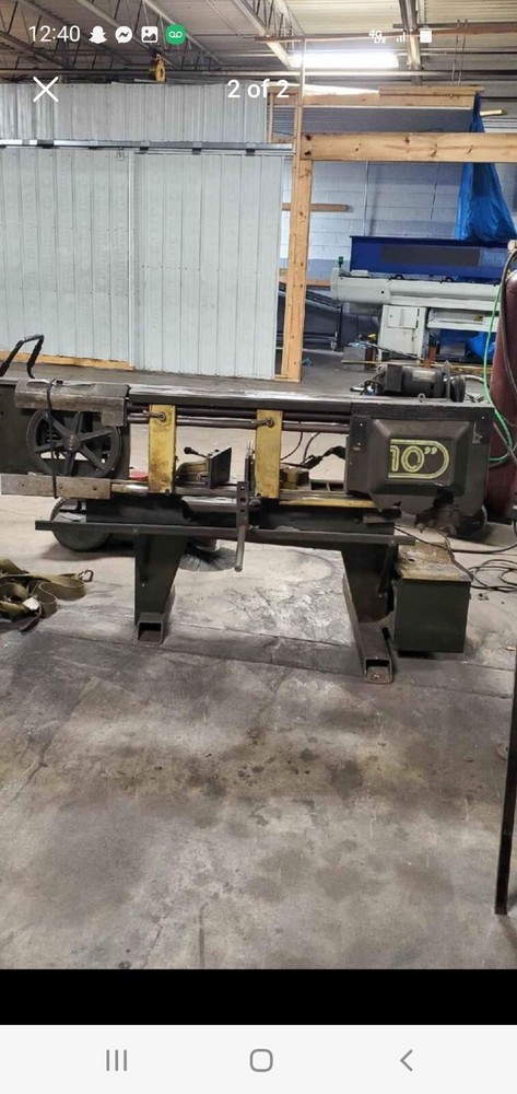 metal cutting bandsaw used