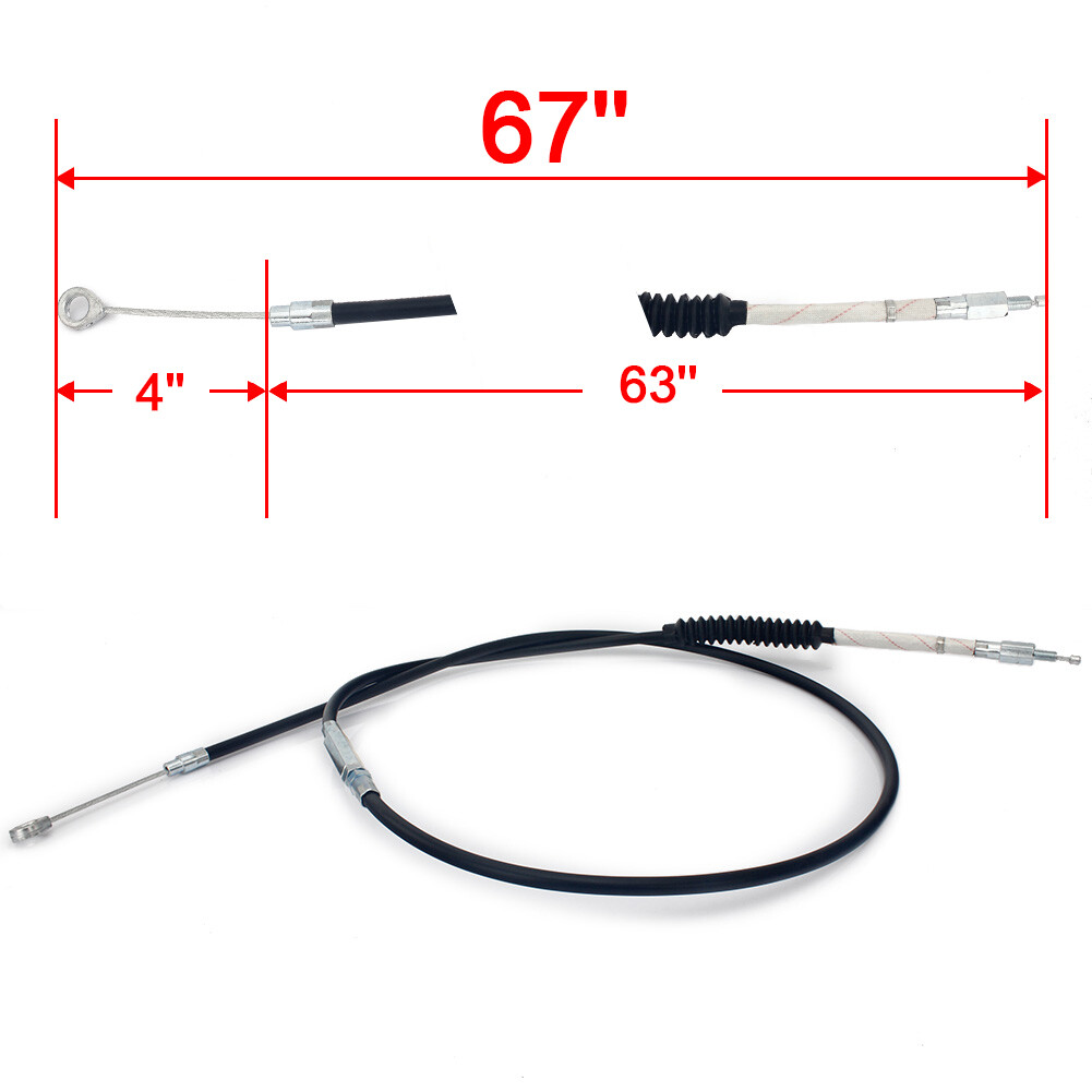 67" Clutch Cable for Harley Softail Heritage Dyna Fatboy Touring Road King Glide