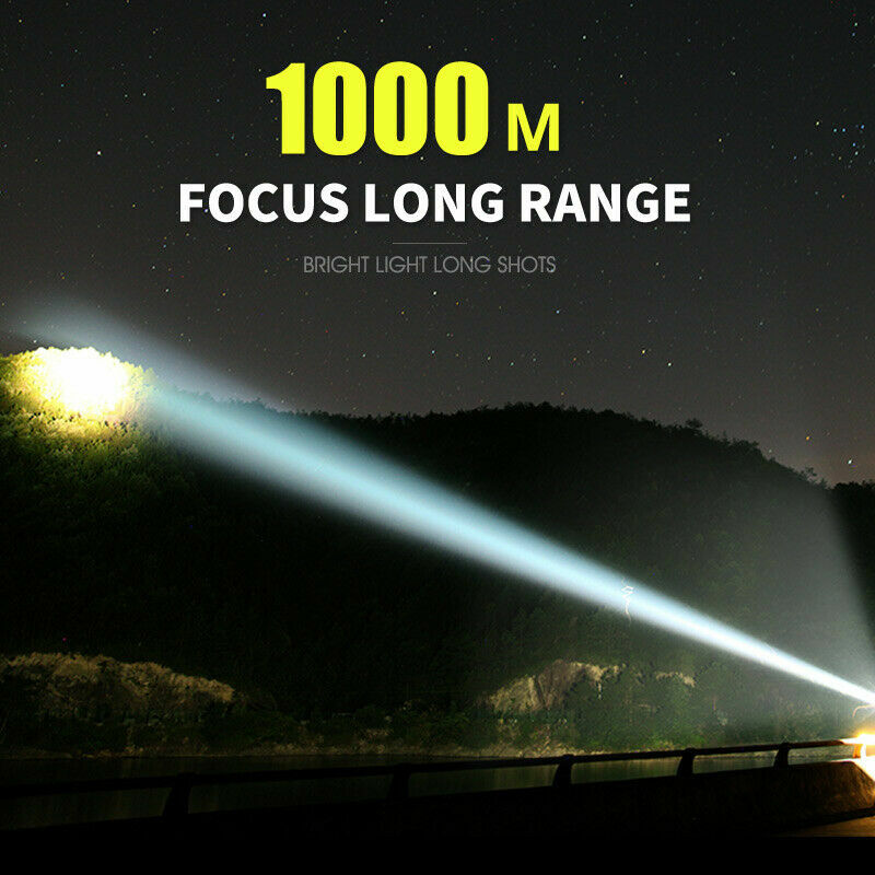 Super-bright LED Rechargeable Battery Tactical Torch