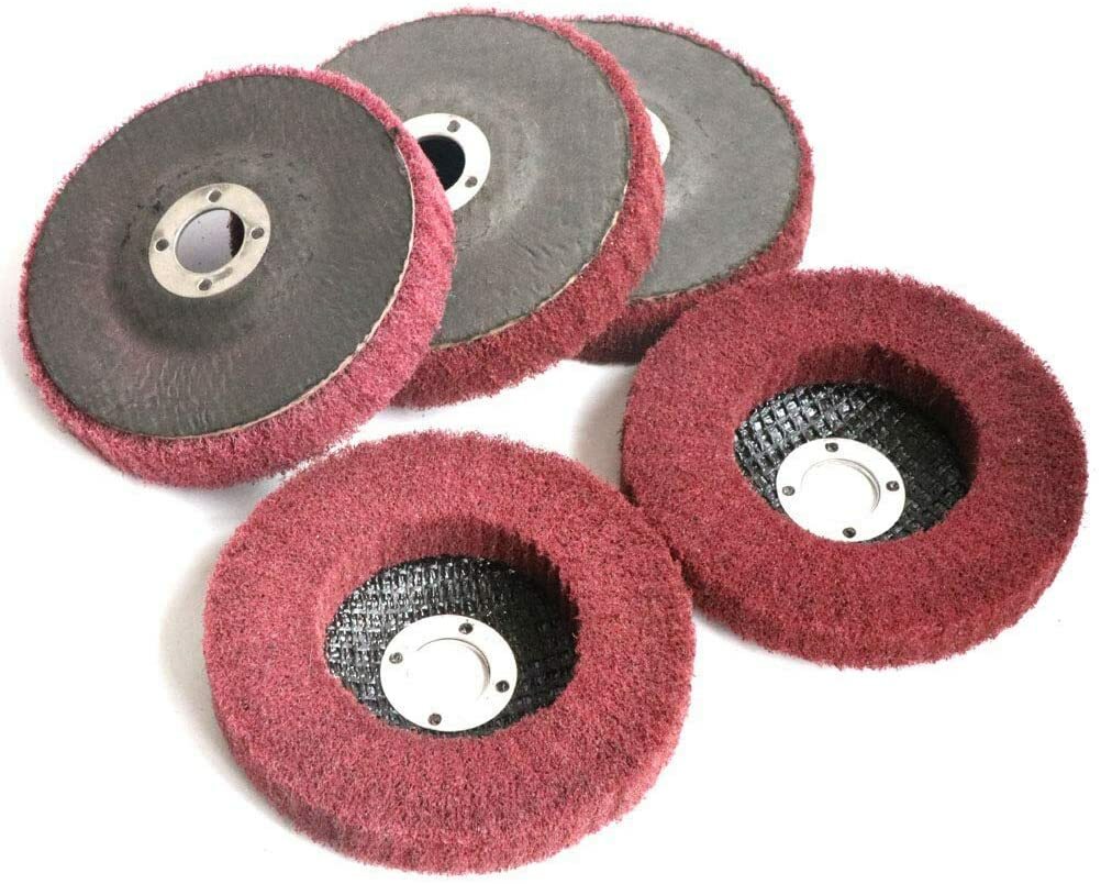 5PCS 4-1/2" Flap Discs Metal Abrasive Polishing Buffiing Wheel for Angle Grinder