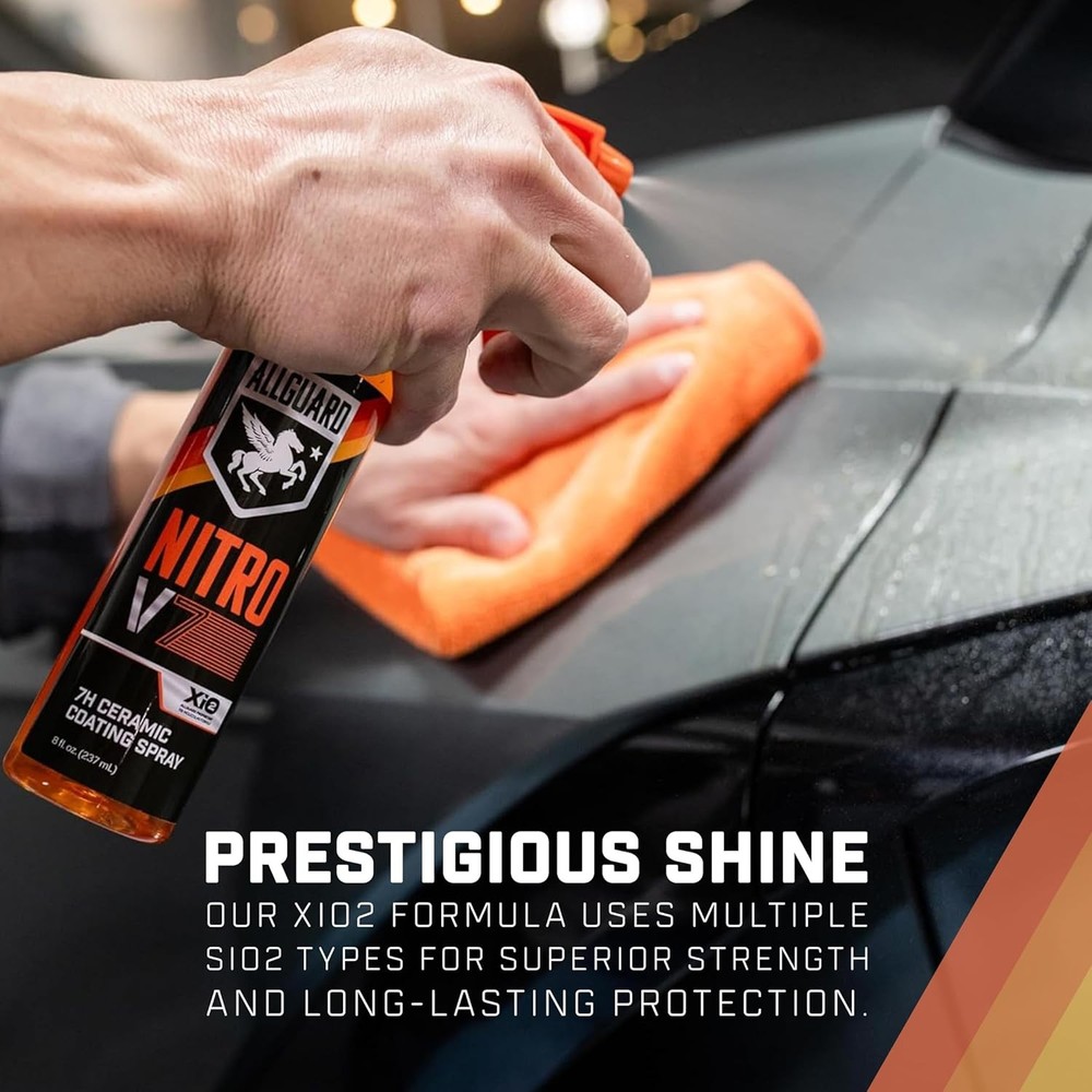 NITRO V7 Spray - 7H Ceramic Coating Spray with Proprietary XiO2™ Formula Creat