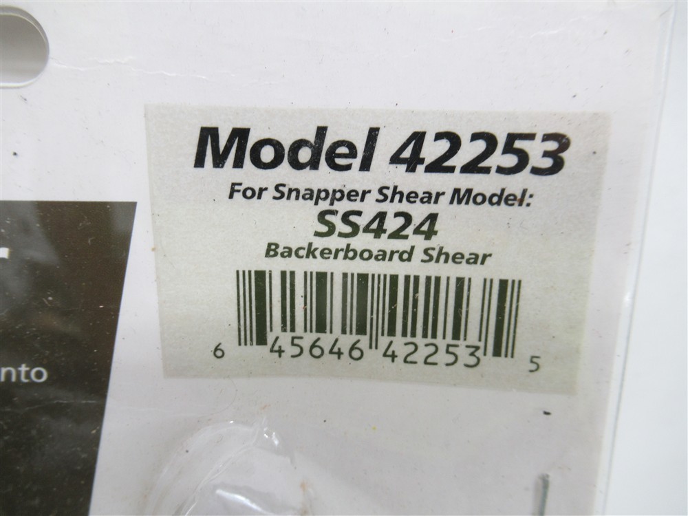 Pactool 42253 , Snapper Shear Backerboard Replacement Blade