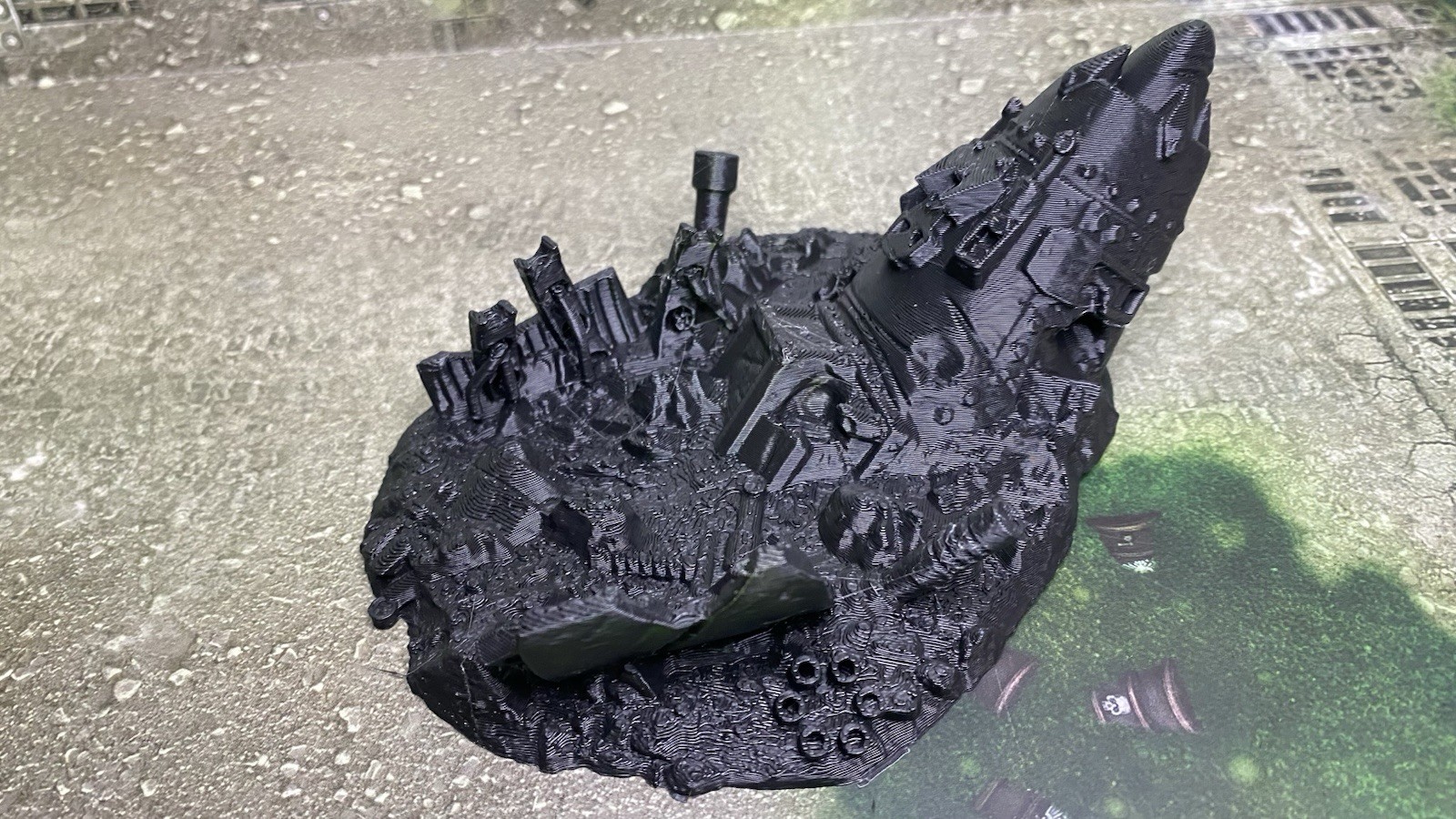 Tabletop Terrain: Crashed Planes\Scatter Terrain Warhammer 40K Compatible -7 PCS