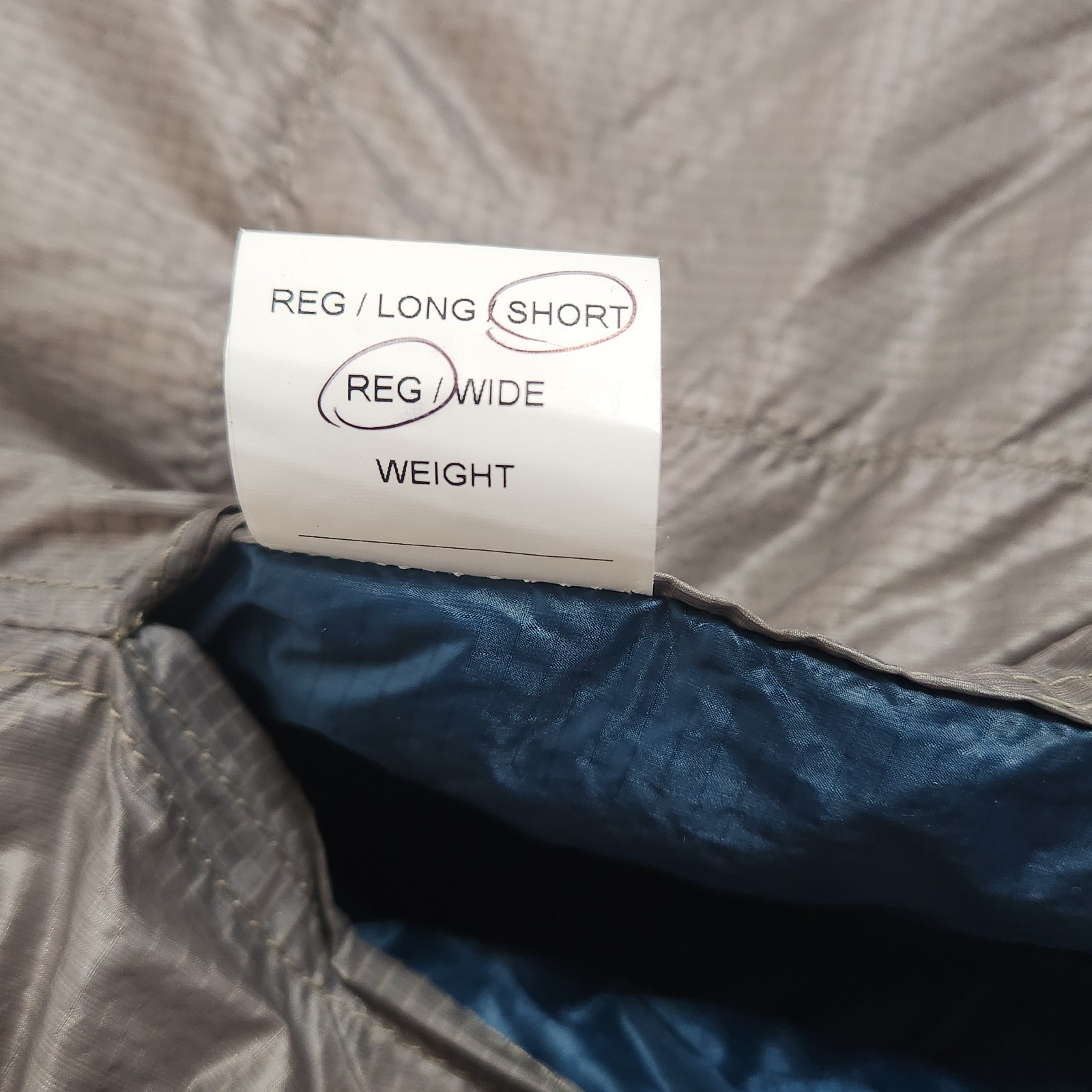 SHORT REGULAR Top Quilt 10 Degree 850 Down by Cedar Ridge Outdoor Le Conte 24 OZ