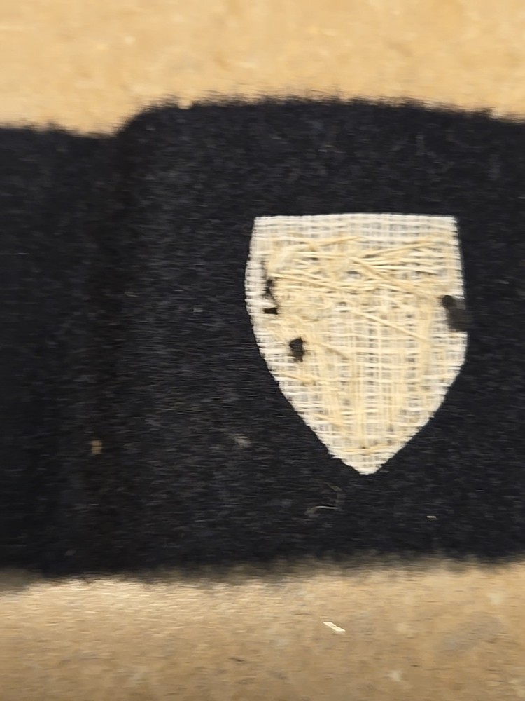 Patch - Vintage Badge Shield Gold Bullion Thread