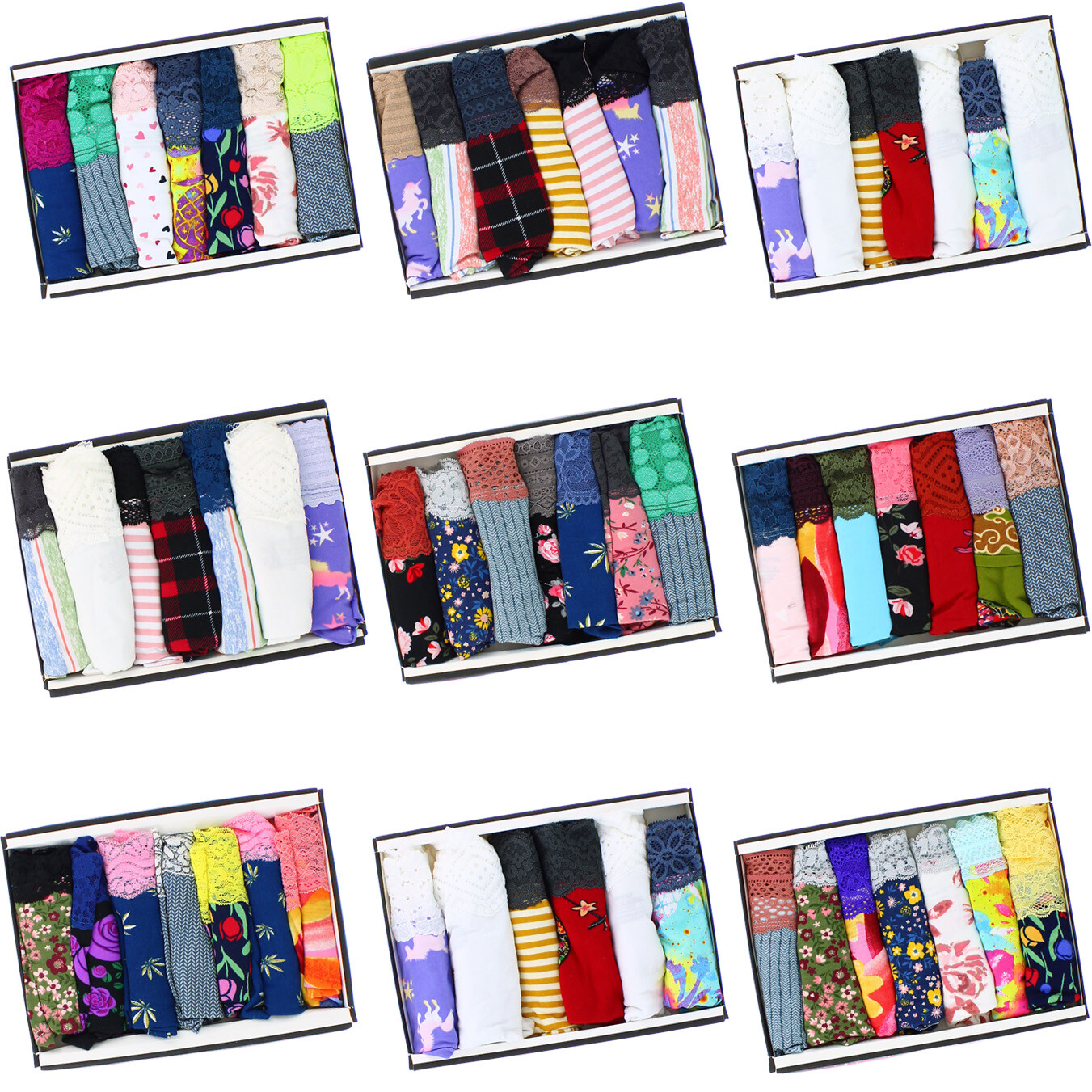 Victoria's Secret Panties, 7-Day Mystery Pack Bikini, Assorted Colors & Designs