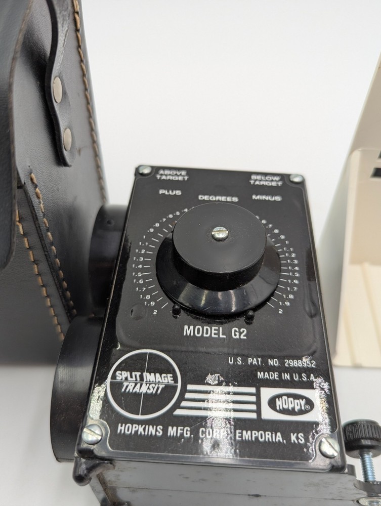1960'S HOPPY MODEL G2 SPLIT IMAGE TRANSIT CALIBRATION SYSTEM HOPKINS
