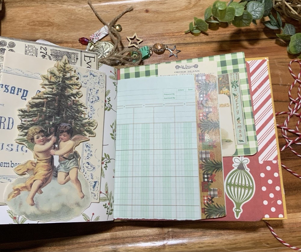 Christmas Handmade Junk Journal