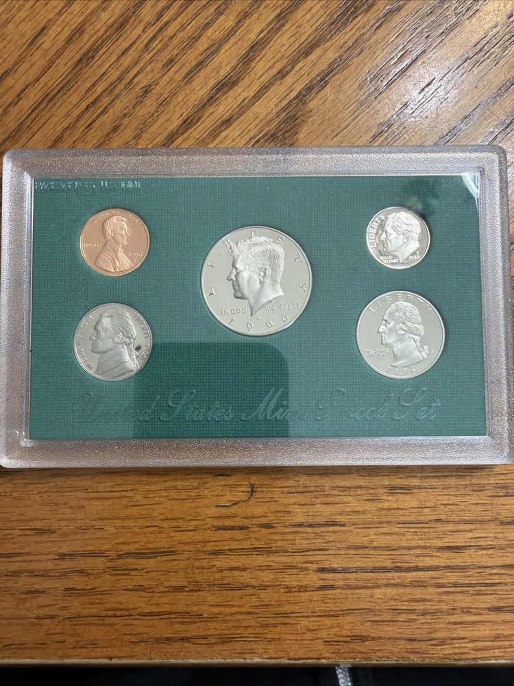 1996 US Mint Proof 5-Coin Set w/ COA