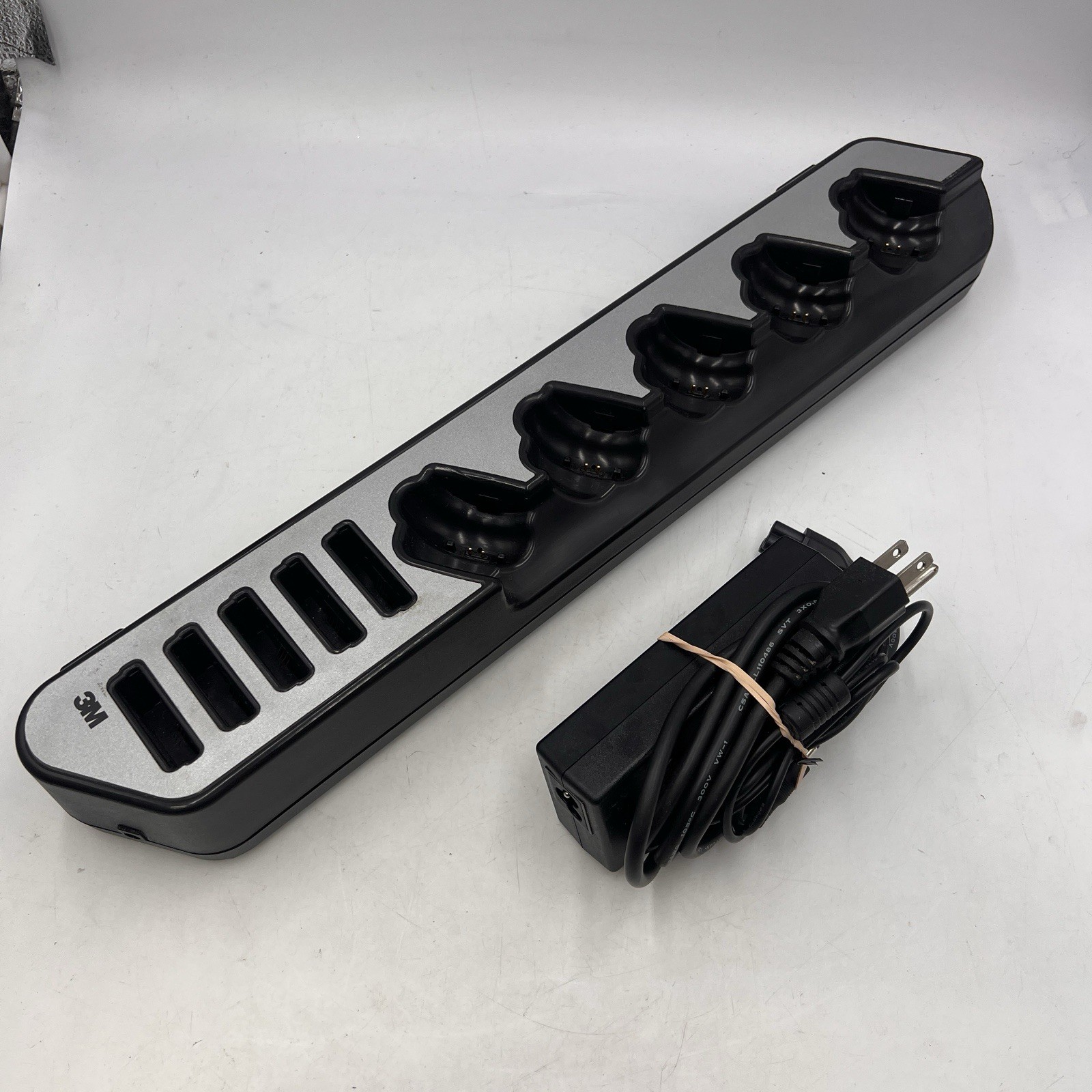 3M PAR G5 Drive Thru 5 Battery Charger Wireless Headset Bays G5F1 Power Adapter