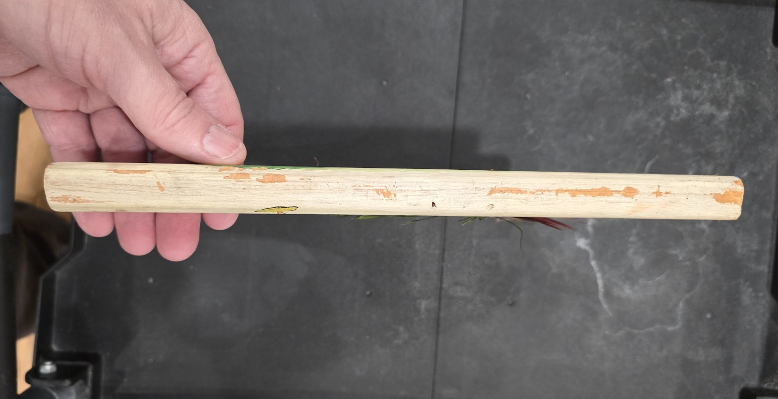 HOPI HEADDRESS TABLITA ORIGINAL PAINT WOOD LEATHER FEATHER SW ART EARLY CARVING