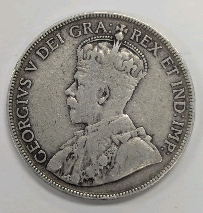 1917 Canada Silver Half Dollar   T352