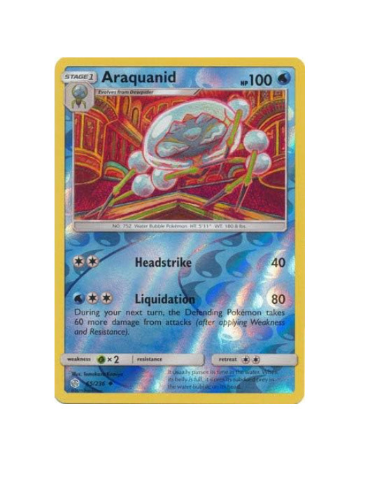 Araquanid - 65/236 - Reverse Holo - Cosmic Eclipse - NM/M