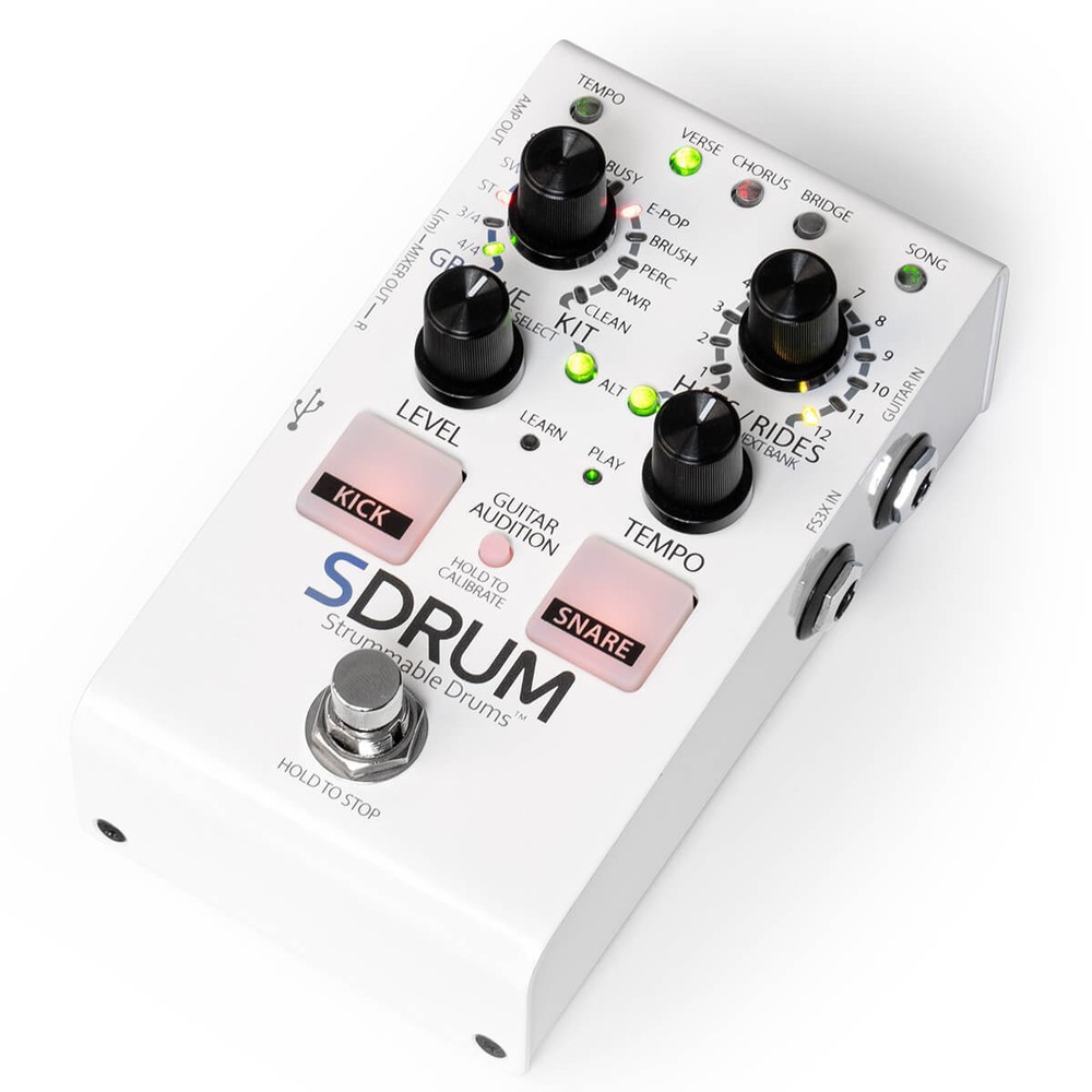 DigiTech SDRUM-U Strummable Drum Machine for Guitarists and Bassists